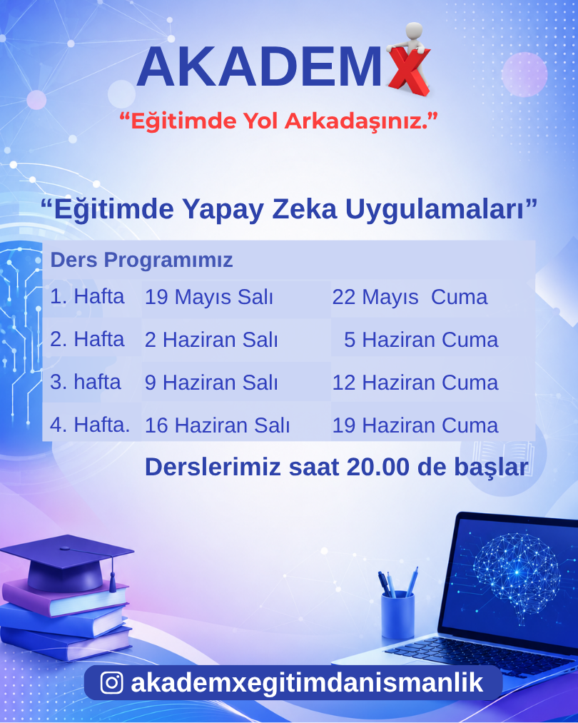 Eğitimde Yapay Zekâ Uygulamaları Uzmanlık Eğitimi